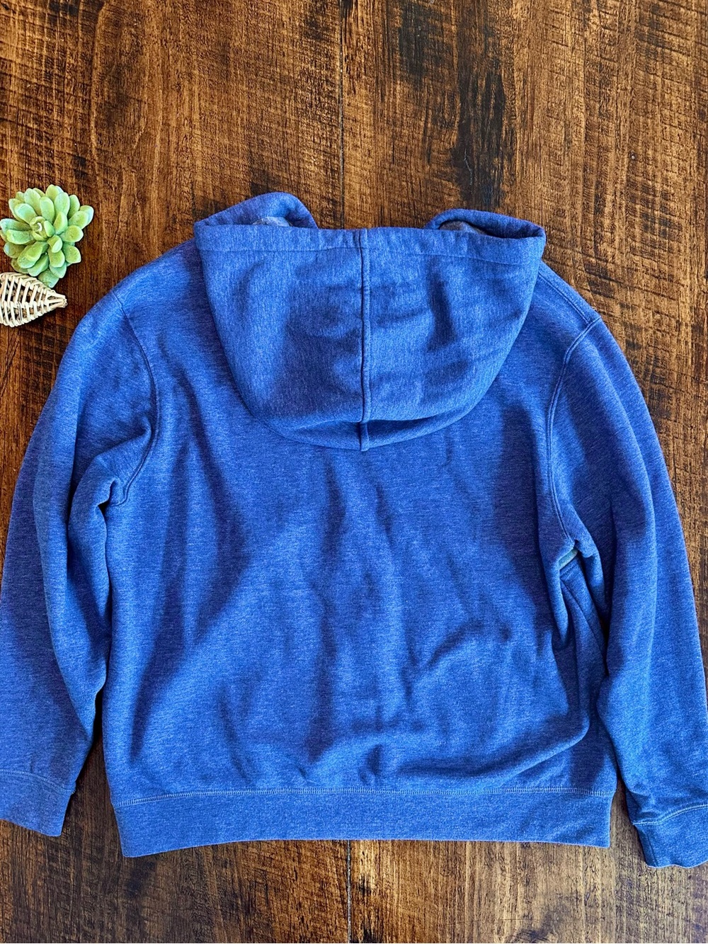 Kimes Ranch |  Women's North Star Logo Hoodie Marine Blue Heather, Size XXL - Picture 3 of 9